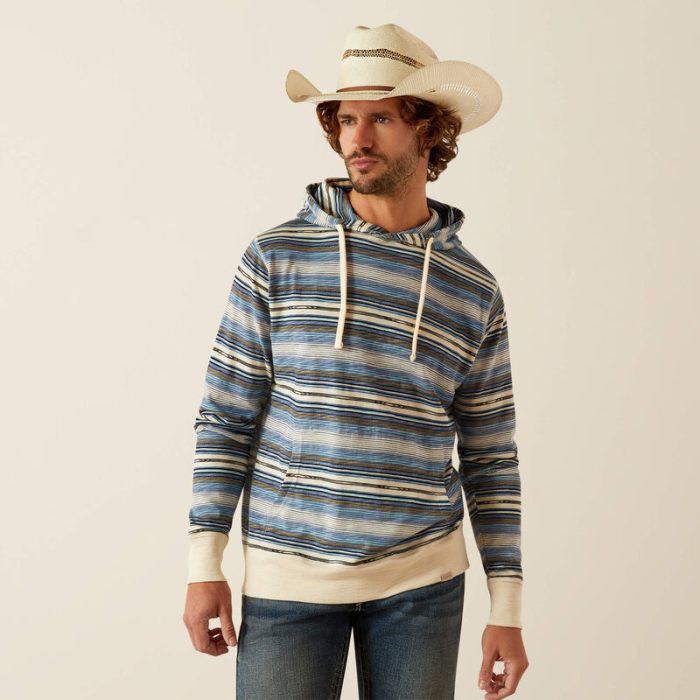 Ariat Men's Bone White Lightweight Retro Hoodie
