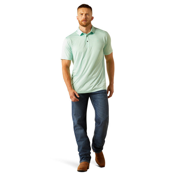 Ariat Men's Charger 2.0 Aqua Polo