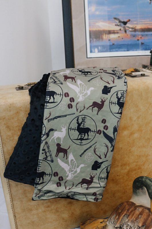 Baby Boy's Hunting Scope Reversible Blanket
