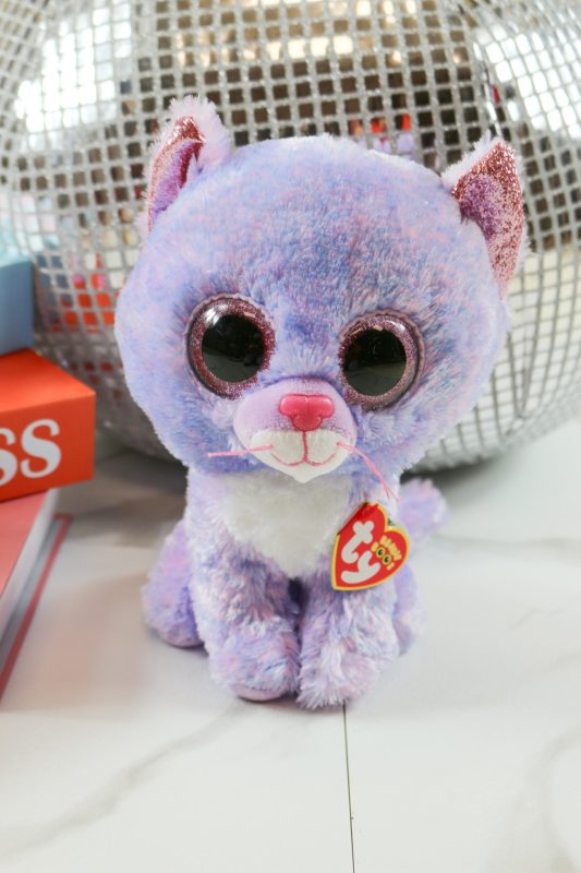Cassidy Lavender Cat Beanie Baby