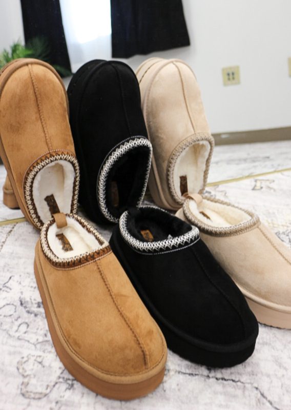 Charlie Platform Slippers -3 Colors