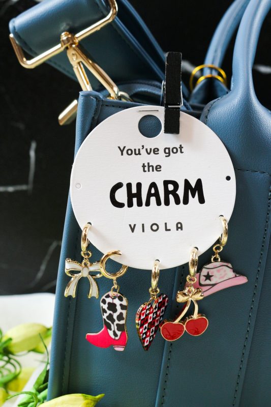 Cherry Set Of 5 Bag Charms