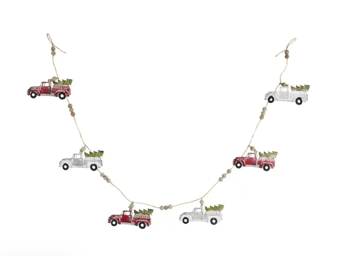 Christmas Truck Garland