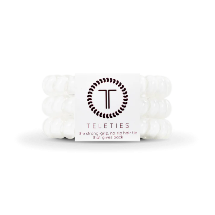 Coconut White Large Hair Ties