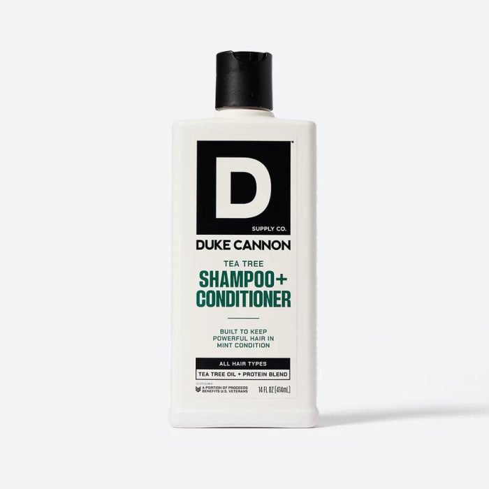 Duke Cannon Tea Tree 2 in 1 Shampoo & Conditioner