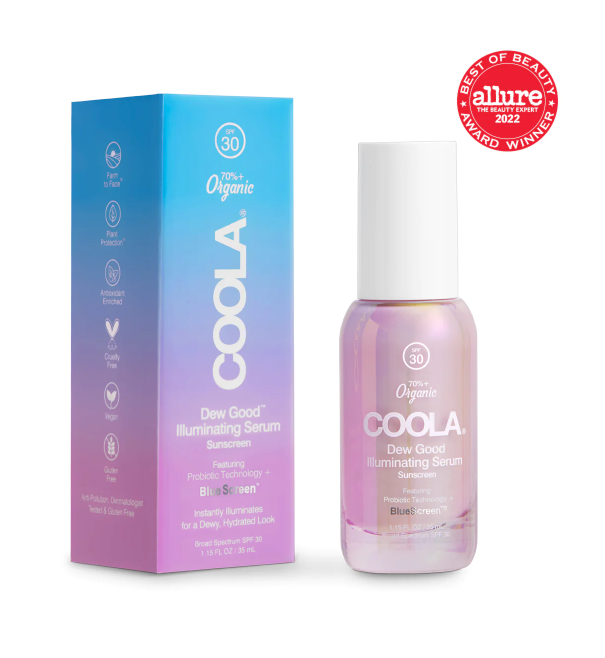 Dew Good Illuminating Serum Sunscreen with Probiotic Technology SPF 30