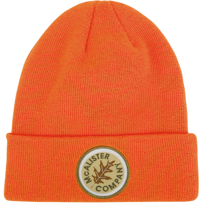 Drake McAlister Blaze Orange Upland Rib-Knit Stocking Beanie