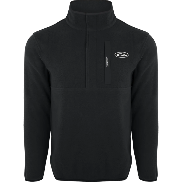 Drake Men's Black Camp Fleece 2.0 Pullover