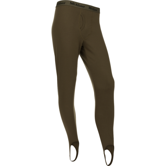 Drake McAlister Merino Base Olive Layer Pant
