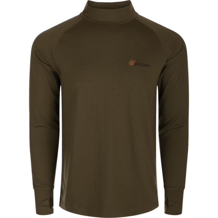 Drake McAlister Merino Olive Base Layer Crew Neck