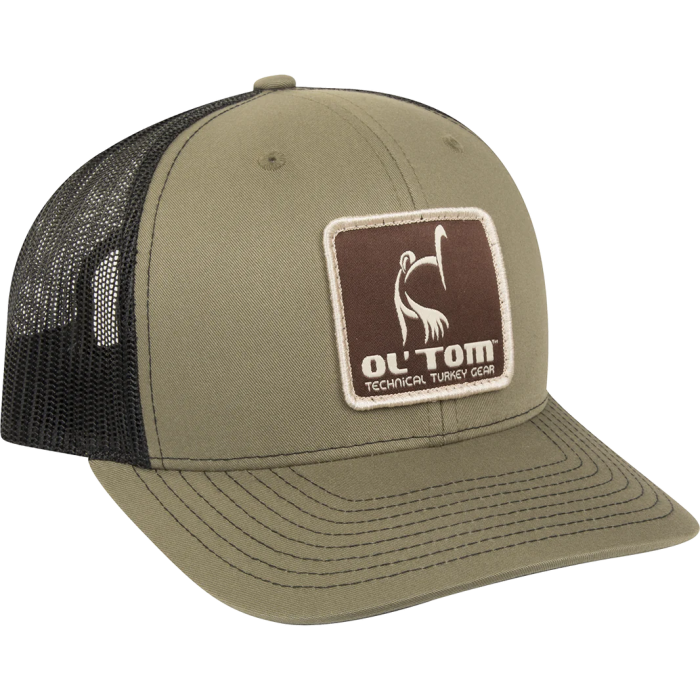 Drake Ol'Tom Mesh Back Patch Olive Cap