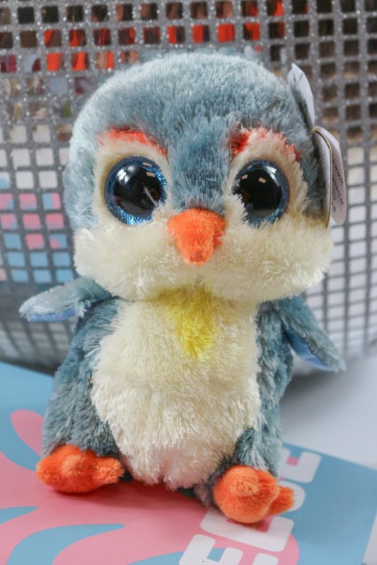 Fisher Grey Penguin Beanie Boo