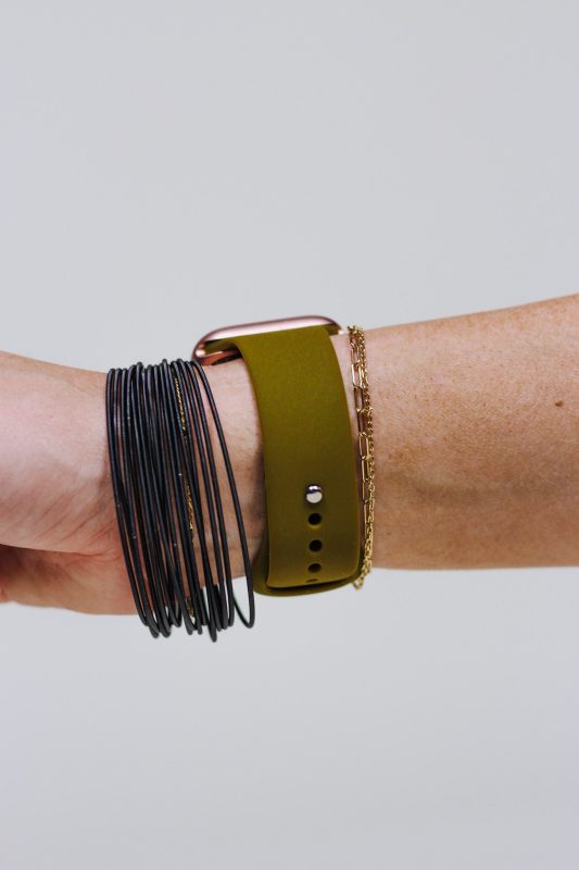 For Next Time Dark Green Apple Watch Band