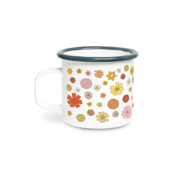 Flower Power Campfire Mug