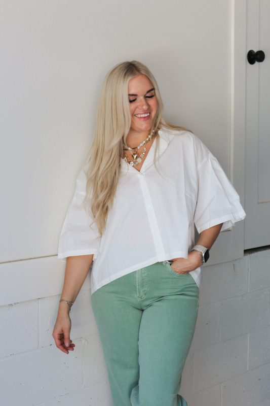 Fascinating Truth White Blouse