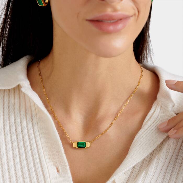 Good Energy Waterproof Gold Necklace