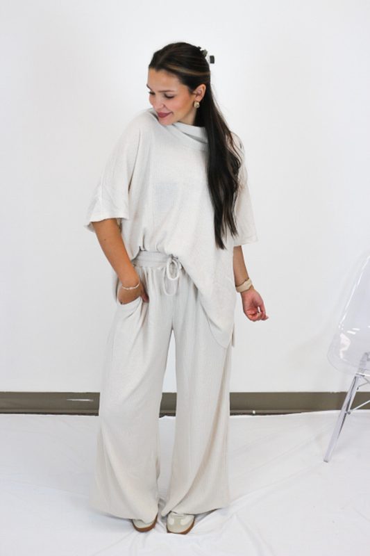 Give Me Options Cream Villa Knit Set