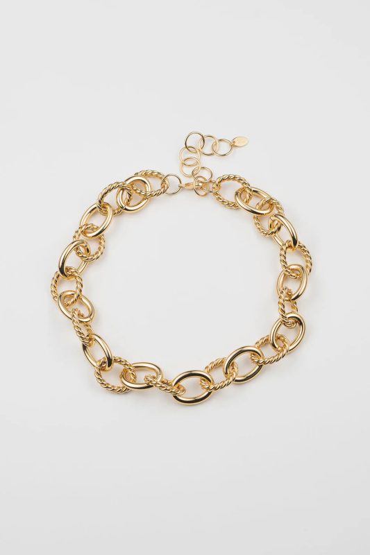 Gold Statement Aspen Necklace - Demi-Fine
