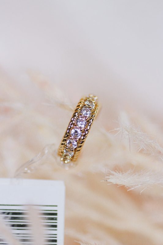Gold Shiny Ear Cuff - Water Resistant