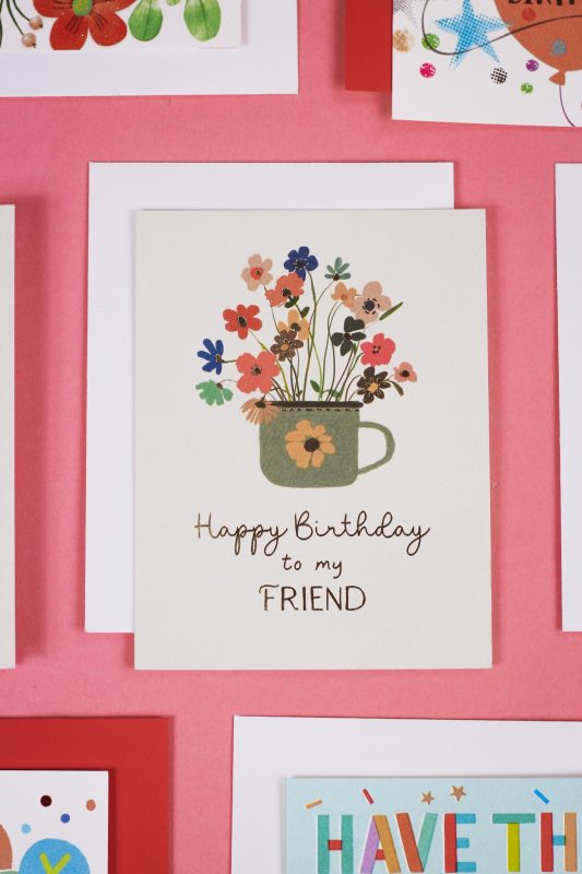 Happy Birthday Friend Greeting Card
