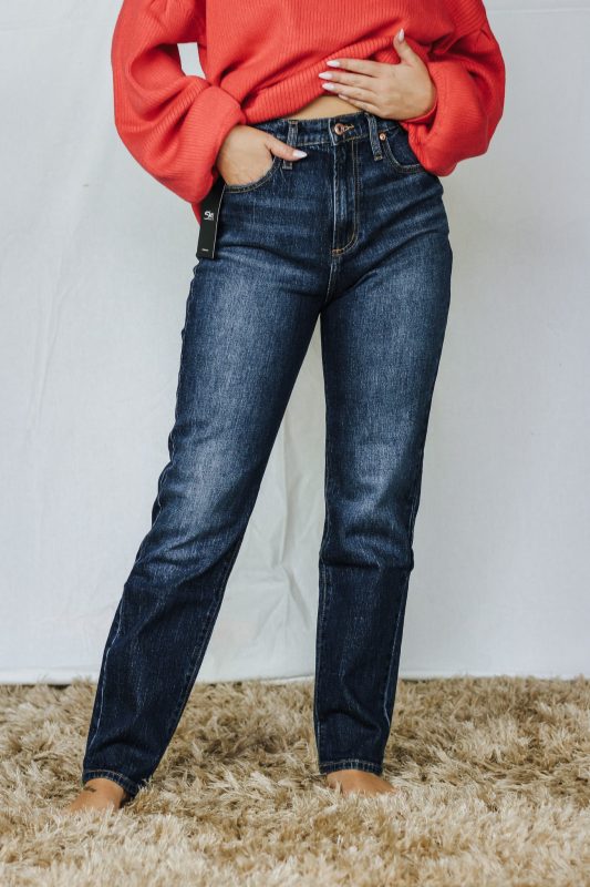Highly Desirable High Rise Slim Straight Fit Silver Jeans