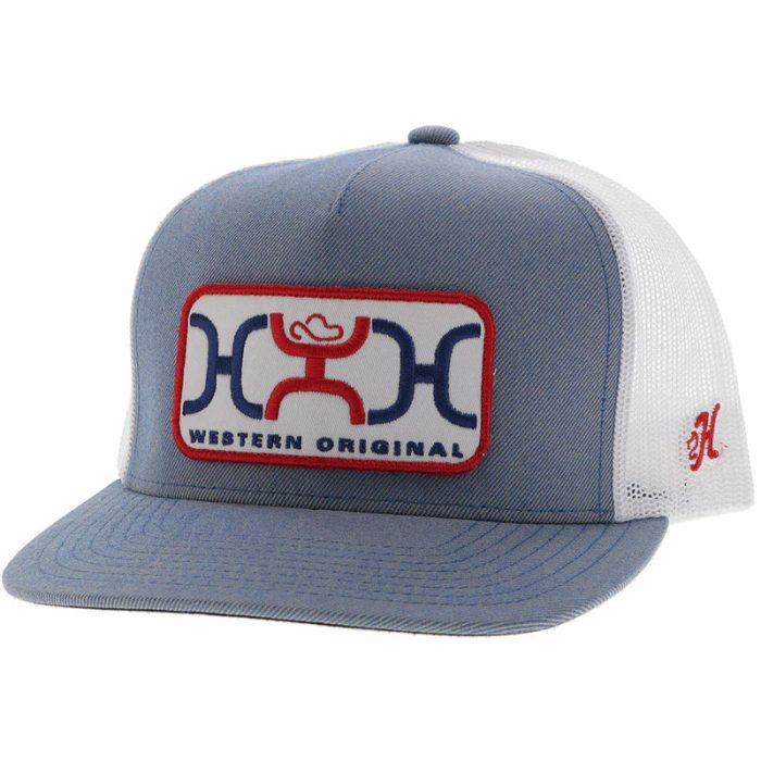 Hooey Men's Loop Blue & White Trucker Hat
