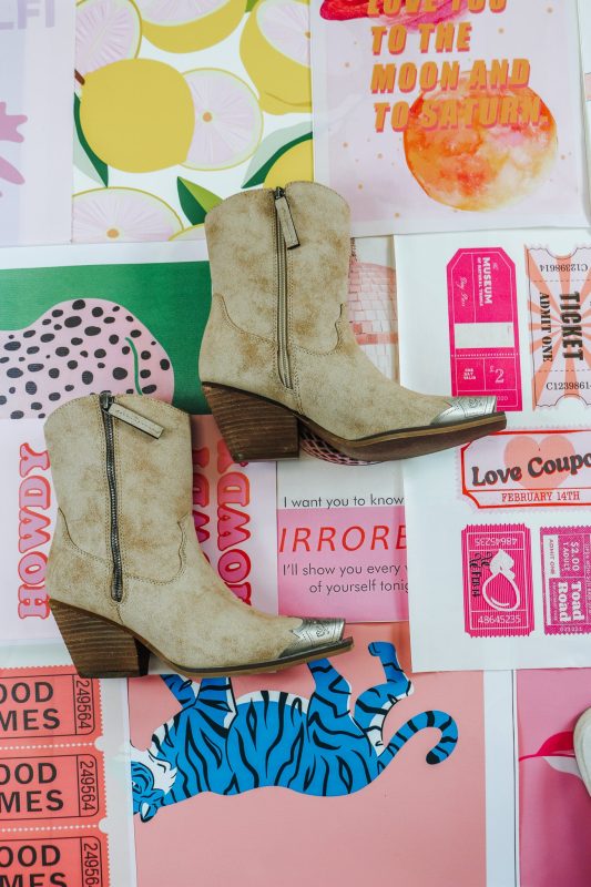 Jimi Nude Western Boot By Very G