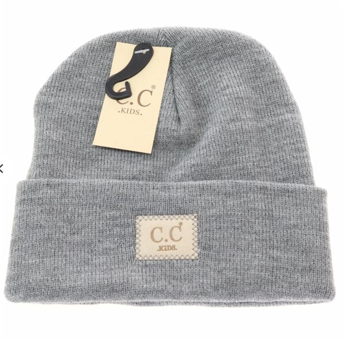 Kids Light Grey Classic CC Beanie