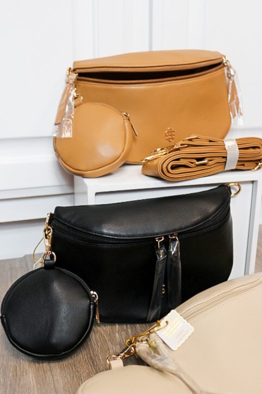 Leather Crossbody Purse -3 Colors