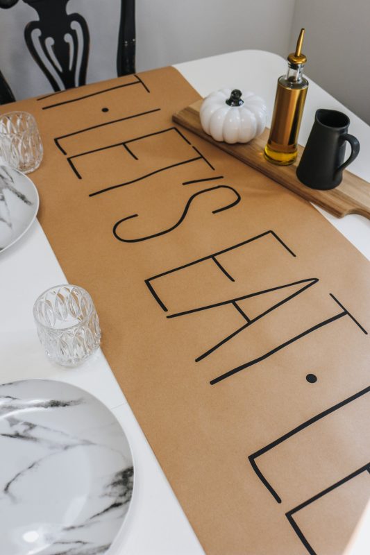 Let's Eat Table Runner By Mud Pie