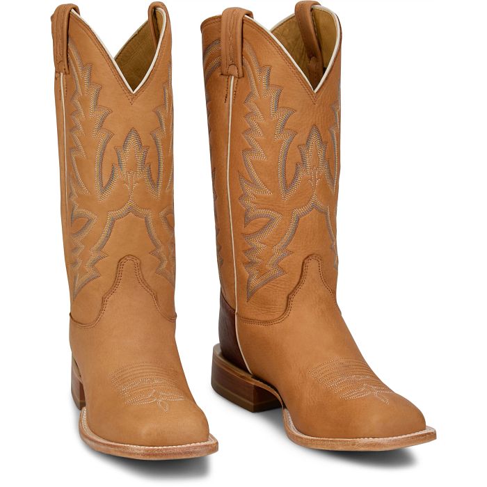 Men's Justin Boston 13 Cognac Deer Boots