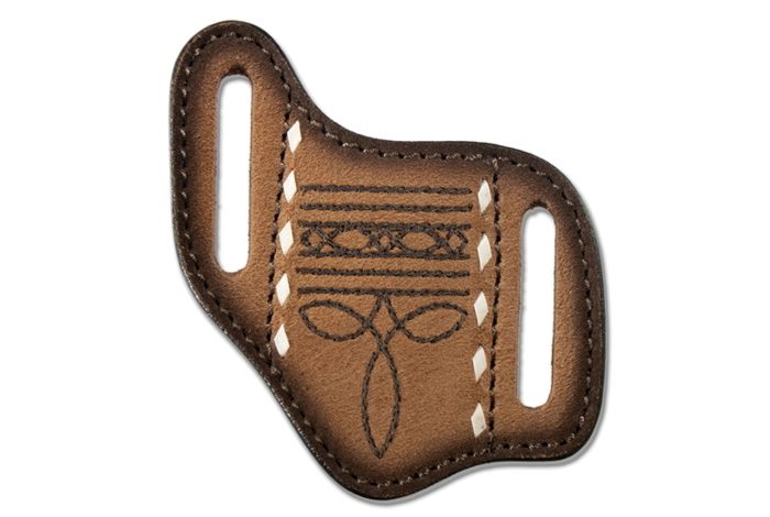 M&F Men's Brown Bootstitch Knife Sheath