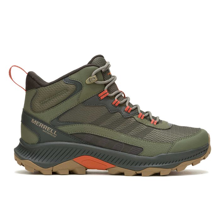 Merrell Men's Olive Speed Stride 2 Mid Waterproof Boot