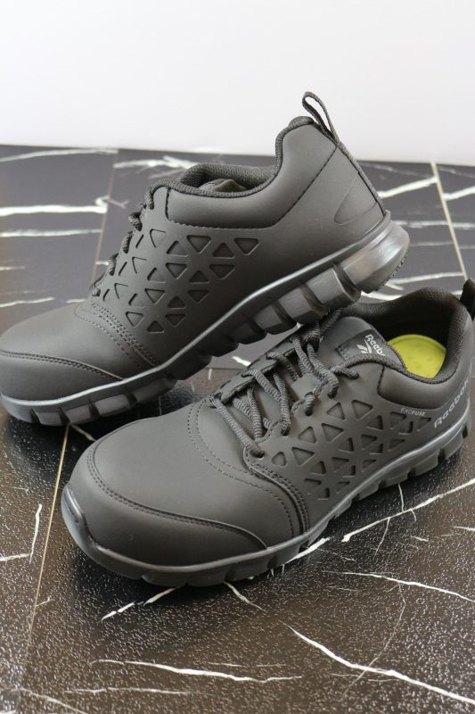 Men's Reebok Black Sublite Cushion Work Tennis Shoe