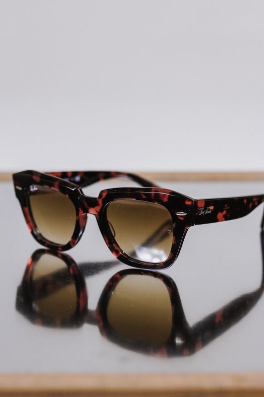 Pink Brown State Street Ray-Ban Sunglasses