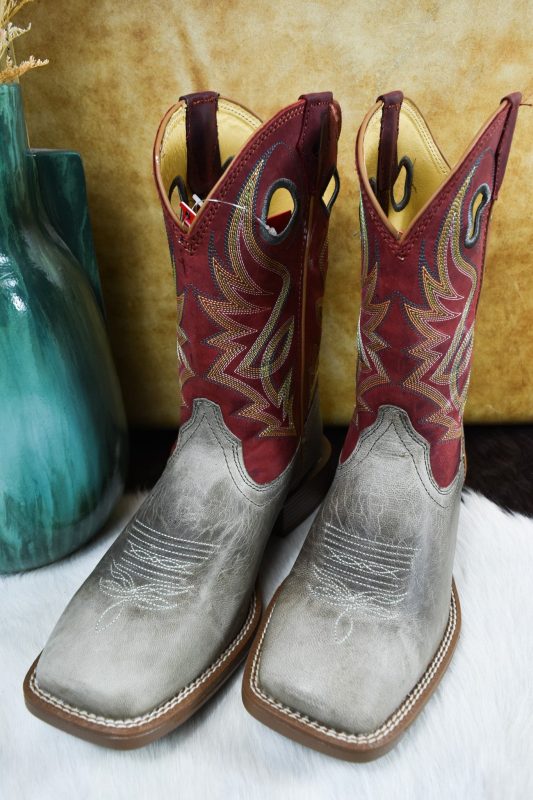 Pickett 11 Western Griege Grey Justin Boot