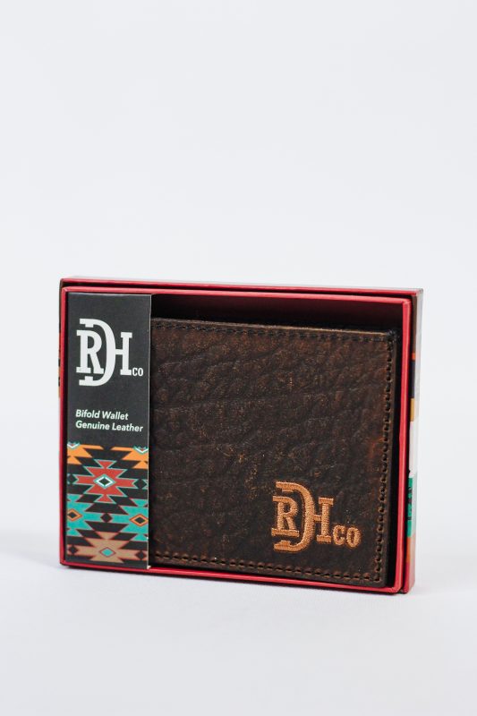 Red Dirt Mens Leather Bifold Wallet