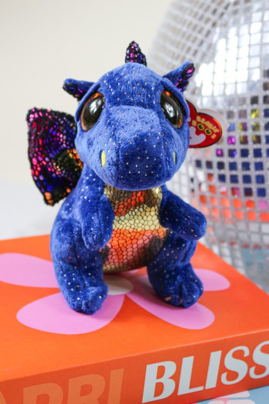 Saffire Dragon Beanie Baby