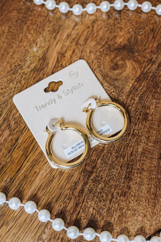 Small Gold Hoop Earrings