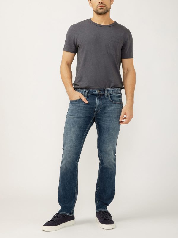 Silver Men's Allan Slim Fit Straight Leg Jean