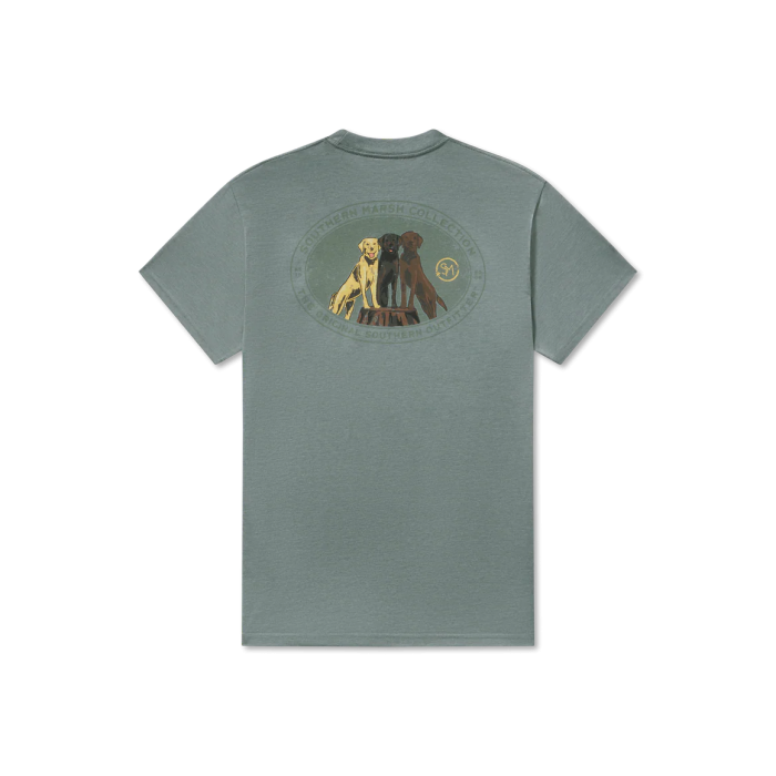 Southern Marsh Burnt Sage Lab Trio Tee