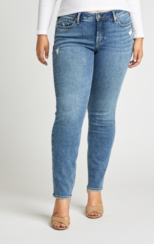 Suki Mid Rise Slim Leg Jean By Silver PLUS 29