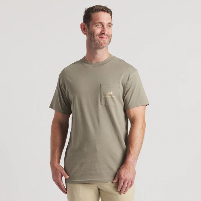 Southern Marsh Stonewall Olive Vintage Duck Decoy Tee
