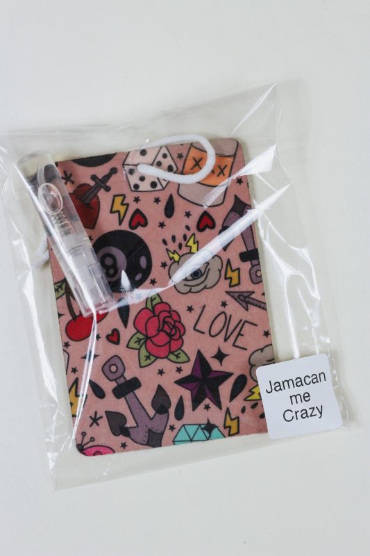 Tattoo Jamacan Me Crazy Car Freshie