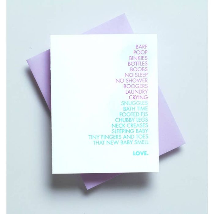 The New Baby Congratulations Card