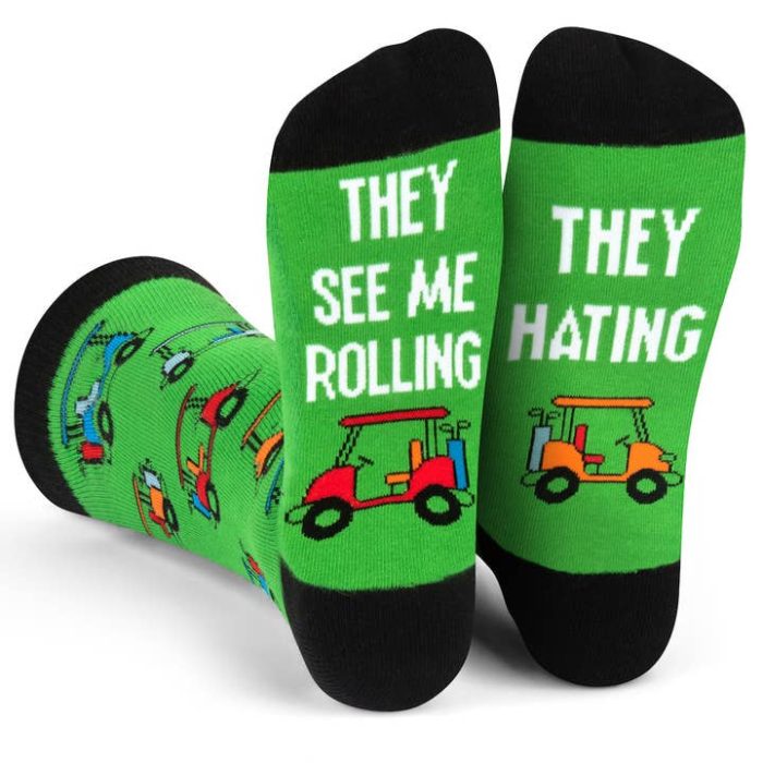 They See Me Rolling (Golf) Socks