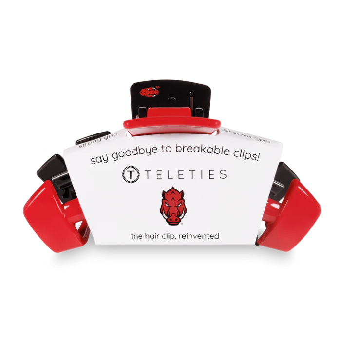 University of Arkansas Large Claw Hair Clip