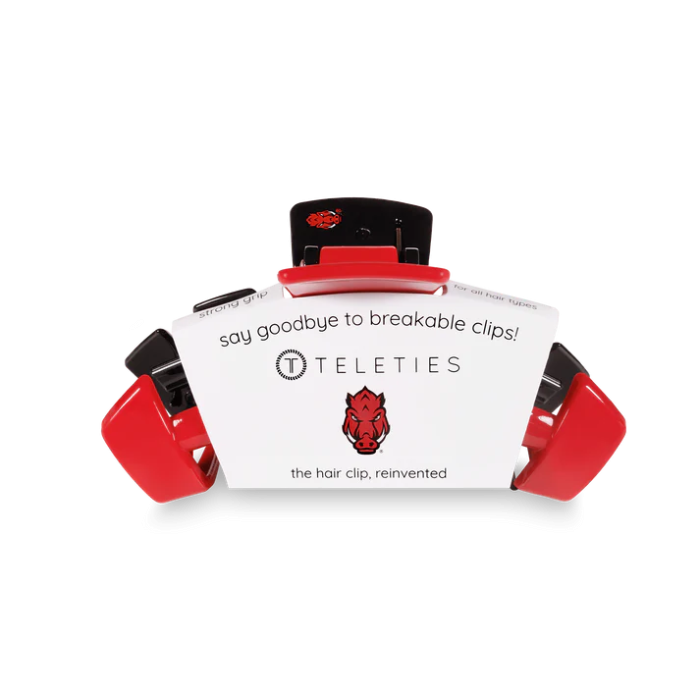University of Arkansas Medium Claw Hair Clip
